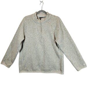 Stormpack 1/4 Zip knit fleece line shirt Mens XL Speckled warm gorpcore outdoor